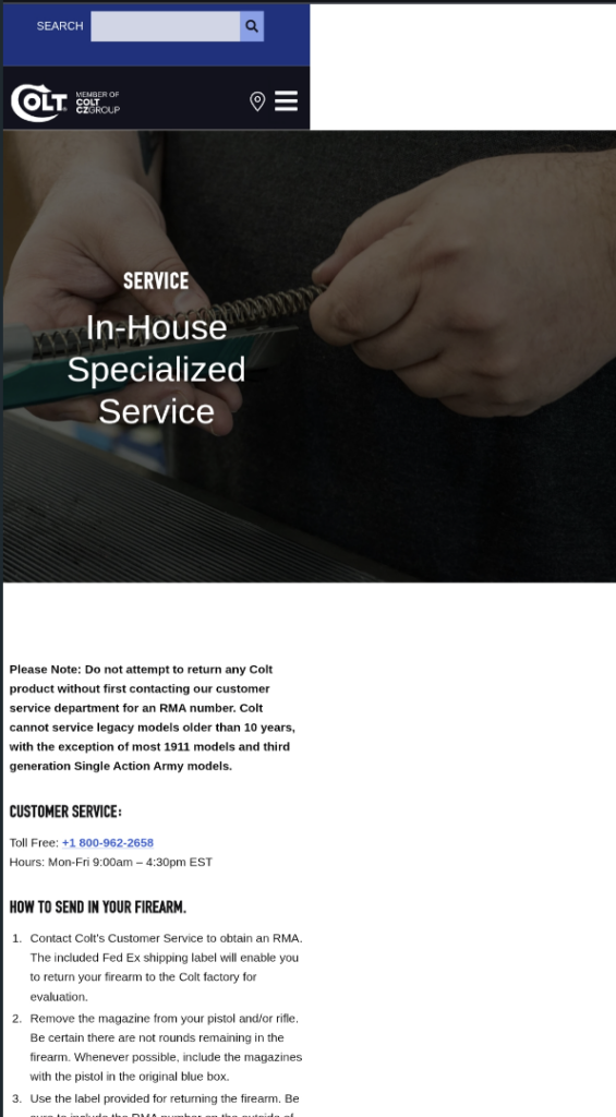 A screenshot of a mobile view of a webpage depicting a hero image that is twice as wide as the main content body creating a horizontal scroll and massive white space.