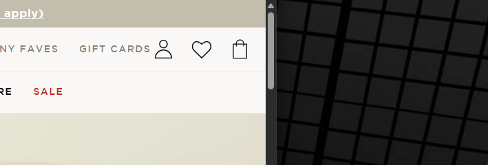 A screenshot of 3 icons in a menu with 4 icons. The fourth is cut off due to the size of the browser.